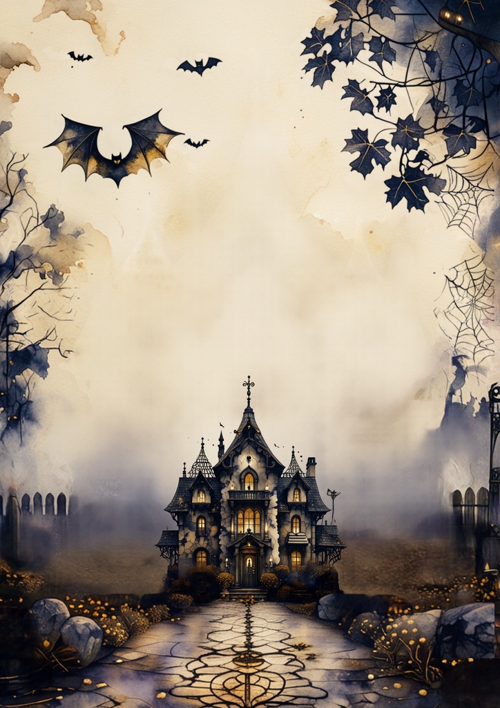Halloween Digital Planner Paper – 12 Pages