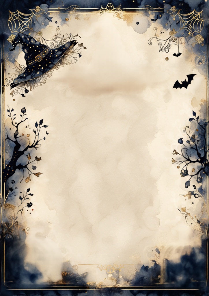 Halloween Digital Planner Paper – 12 Pages