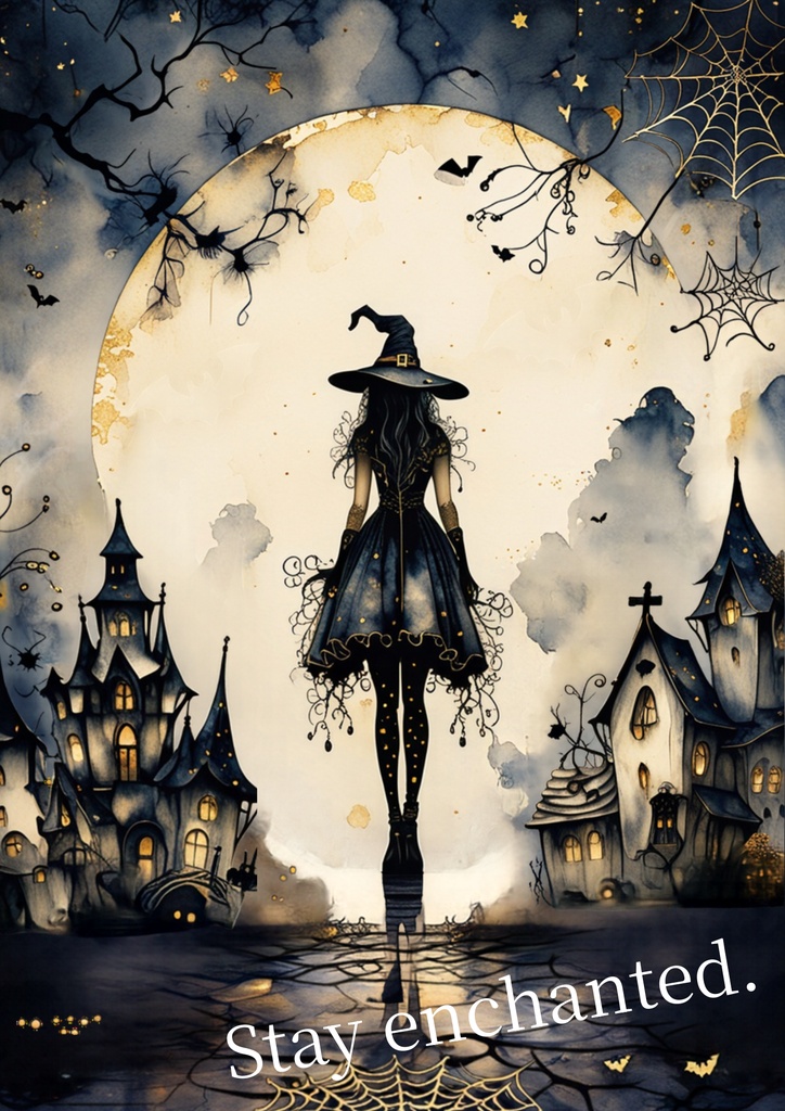 Halloween Digital Planner Paper – 12 Pages