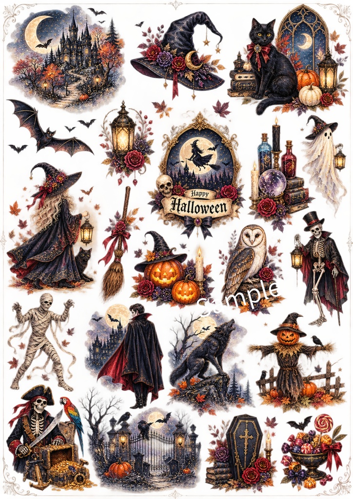 Halloween Digital Planner & Sticker Kit