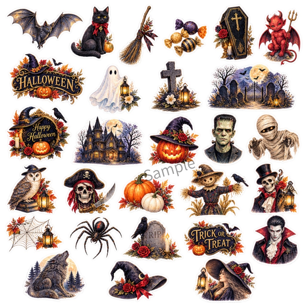Halloween Digital Planner & Sticker Kit
