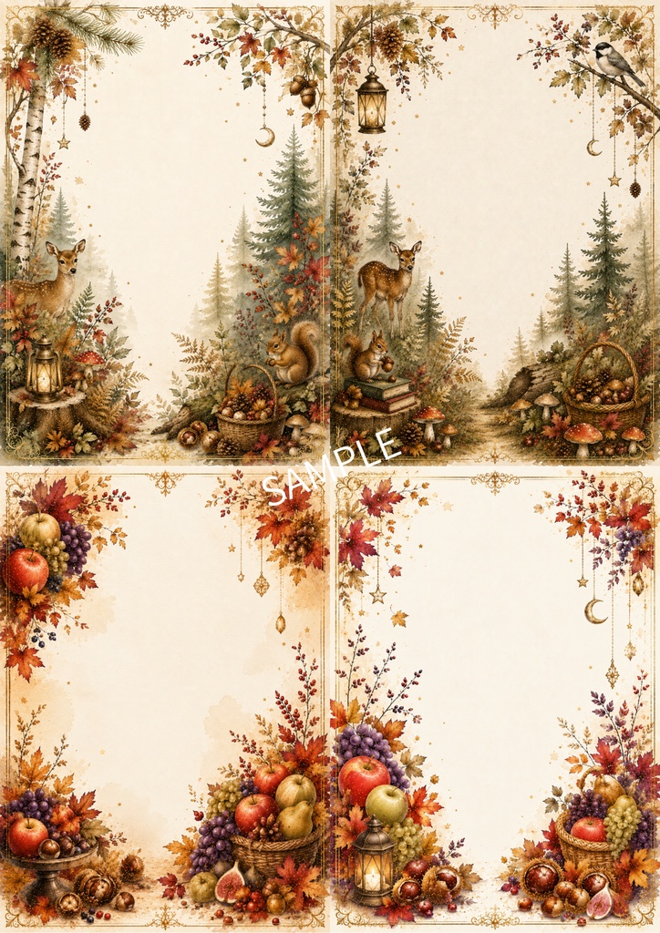 Autumn Digital Journal Kit