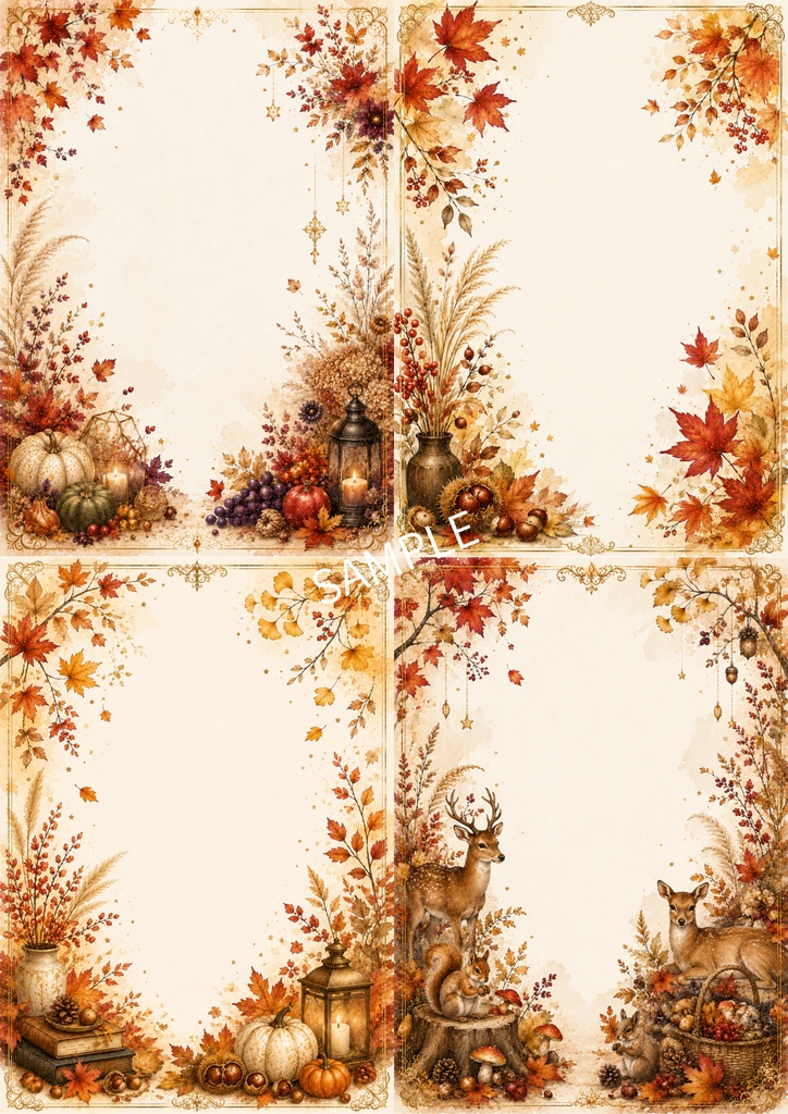Autumn Digital Journal Kit