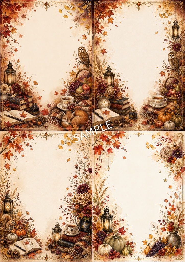 Autumn Digital Journal Kit