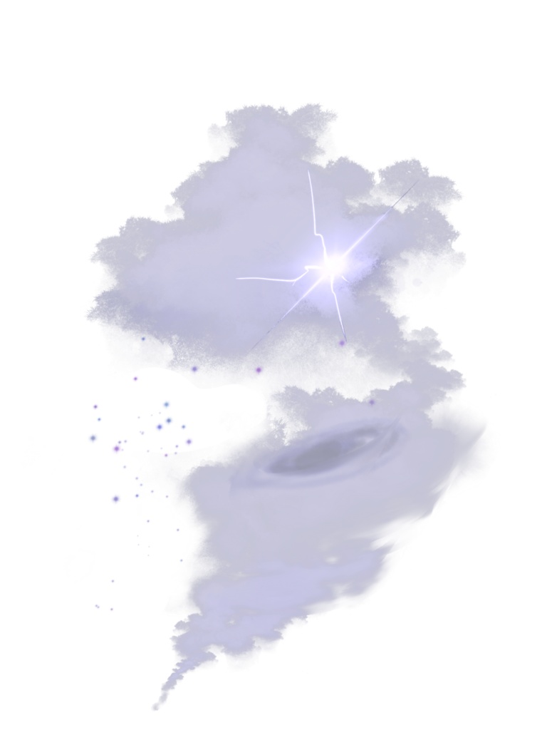【無料】クトゥルフ神話TRPG イラスト素材 雲怪物