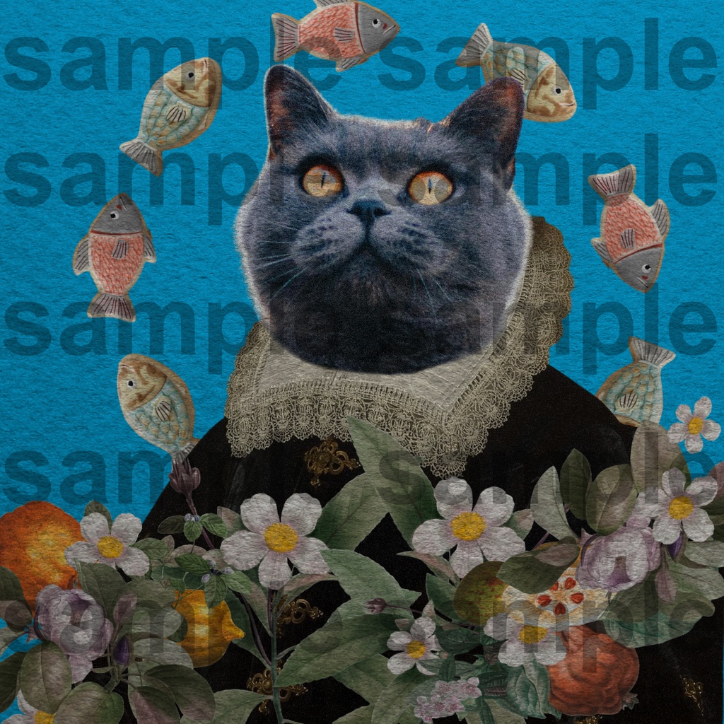 【セミオーダーメイド】デジタルコラージュ作品