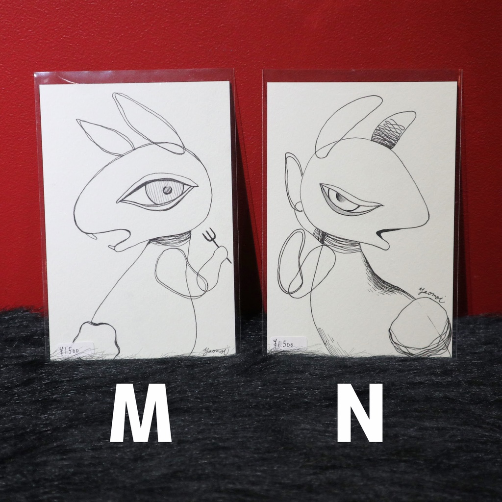 夜想ゆにこ ドローイング各種