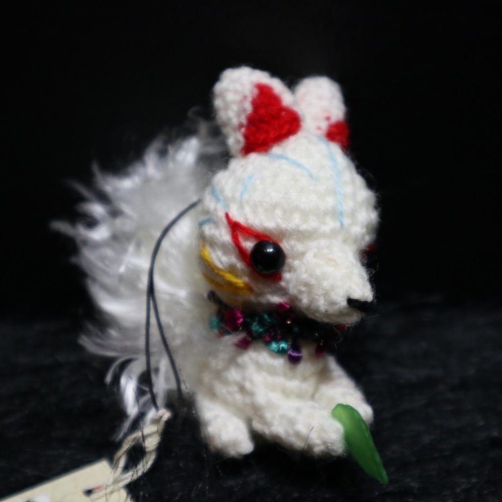 amibozu 狐のストラップ&ペンダント