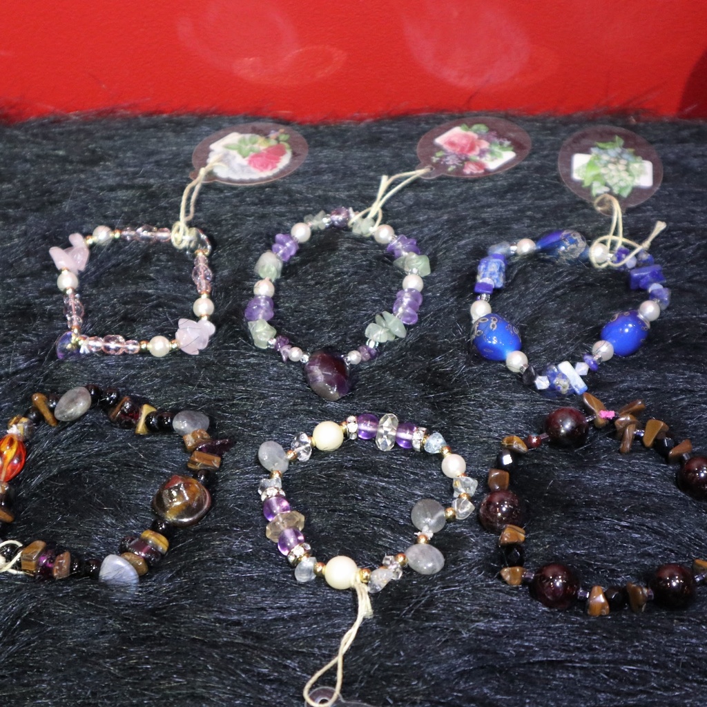 天然石ブレスレット / 由良瓏砂