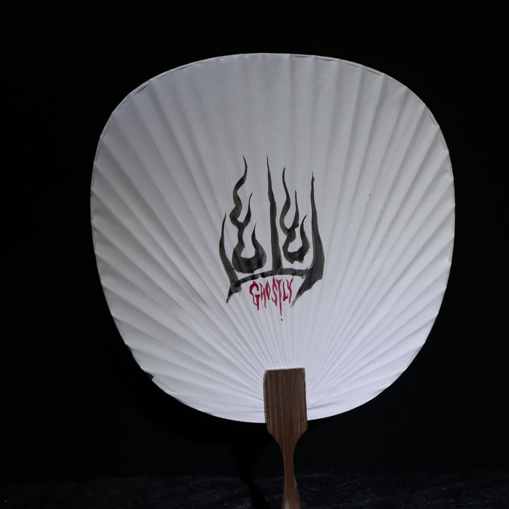 手描き納涼うちわ / 小林義和