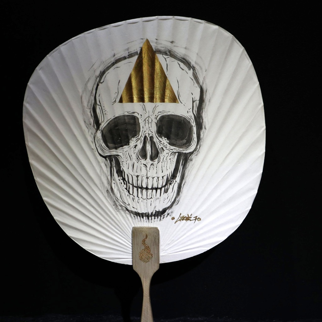 手描き納涼うちわ / 小林義和