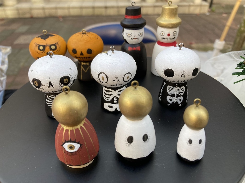 おばけのオーナメント・大&目玉 / 小林義和