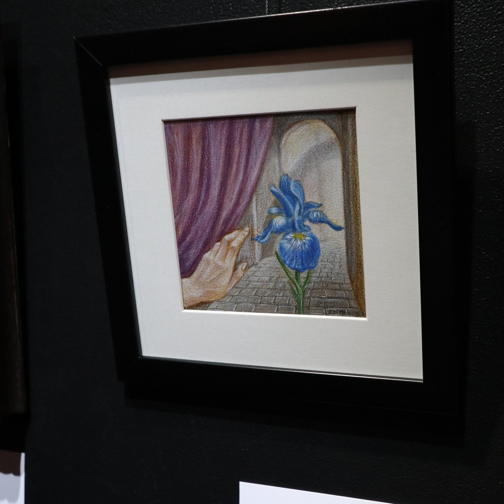 《青いアイリスの先へ》 古賀郁