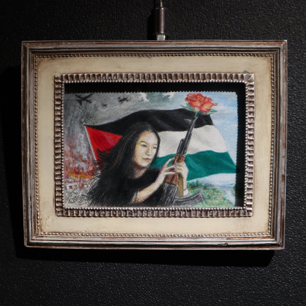 絵画《愛、平和、自由》シリーズ / 古賀 郁