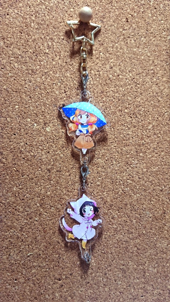 【BUG】梅雨のアクリルキーホルダー