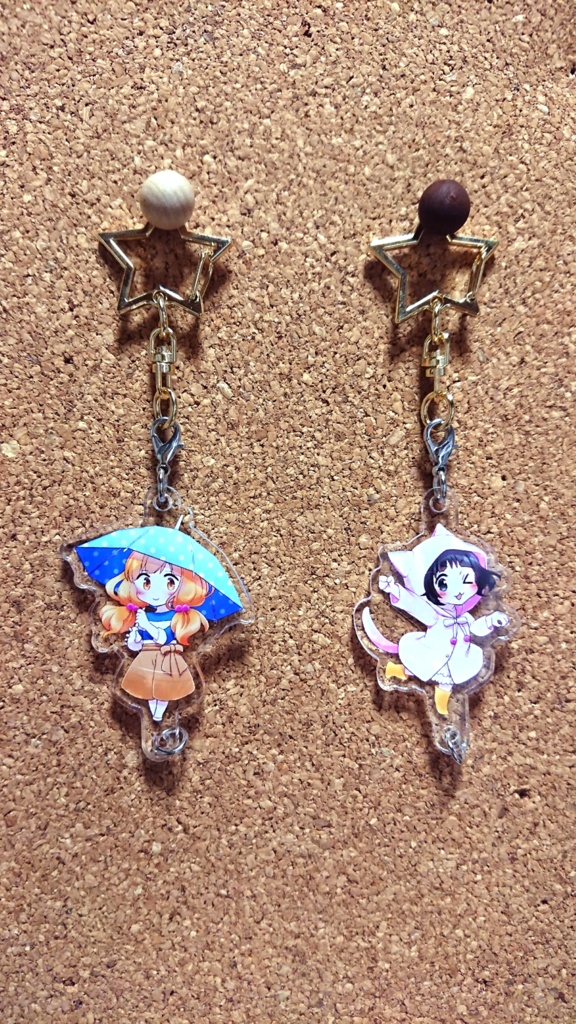 【BUG】梅雨のアクリルキーホルダー