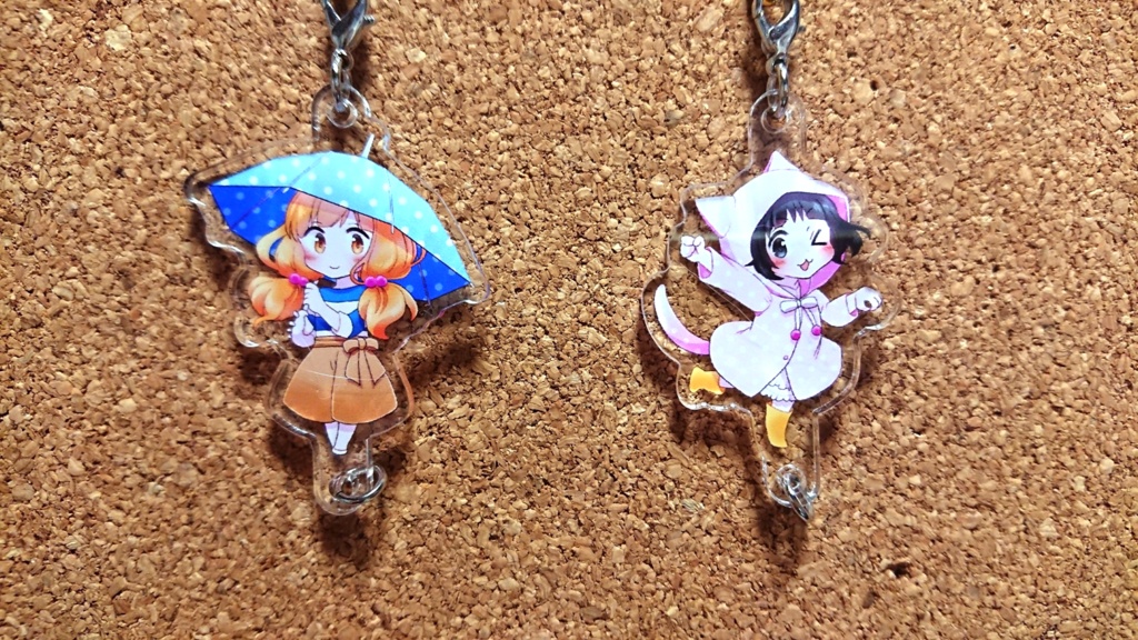 【BUG】梅雨のアクリルキーホルダー