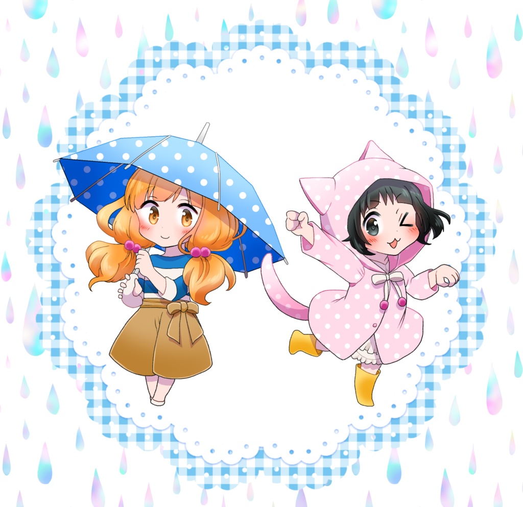 【BUG】梅雨のアクリルキーホルダー