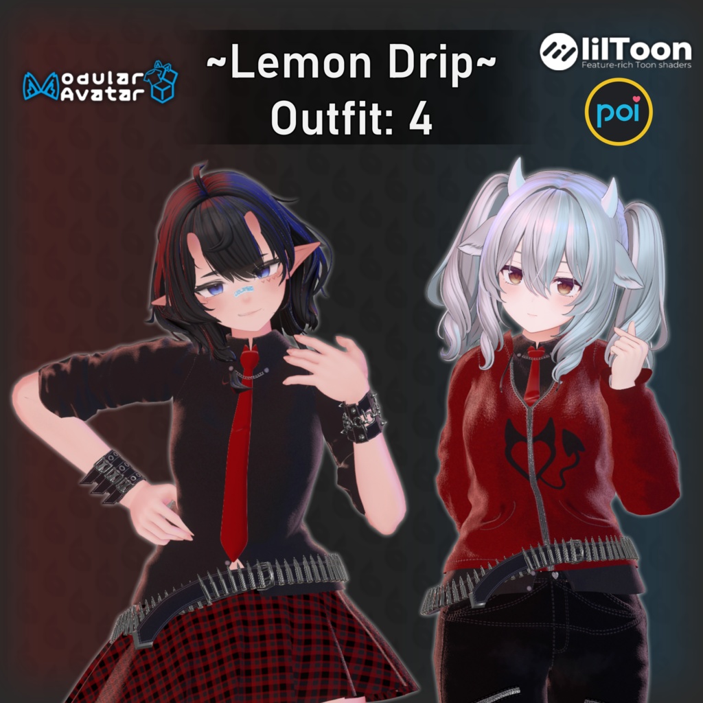 ~ Lemon Drip~ Outfit - 4 | Uruki & Milltina 〜 レモンドリップ～衣装 - 4｜ウルキ＆ミルティナ ~