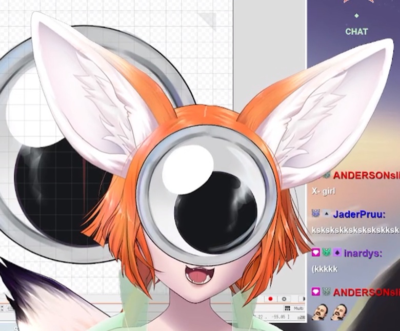 👀 Wiggle Eye【 Free Vtuber Asset 】