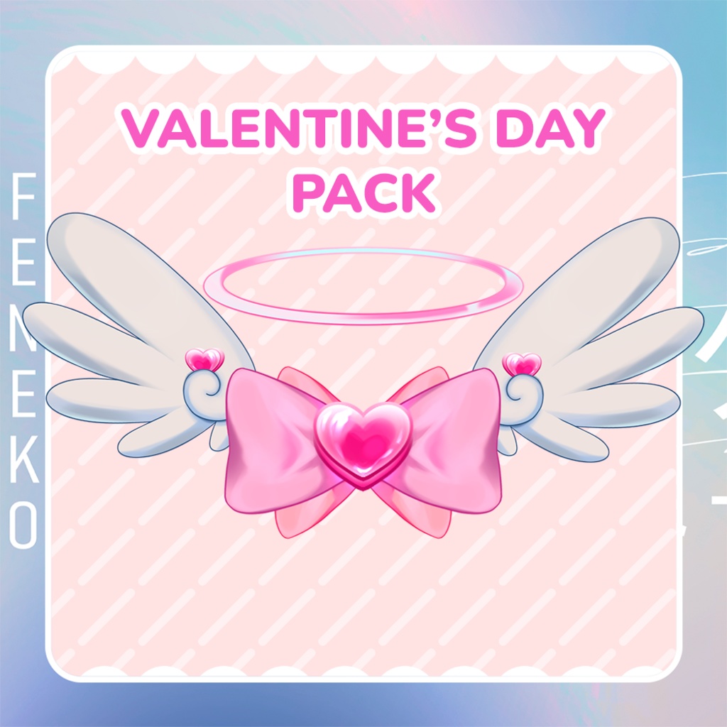 💘 Cute Cupid - Rigged Valentine's Day Special Pack【VTuber Asset 】vtuber向け Vtuber Logo vtsアイテム 