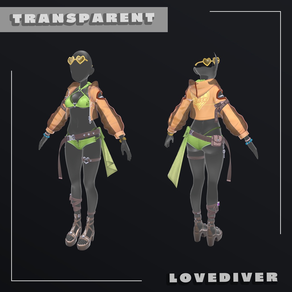 【3アバター対応】LOVEDIVER