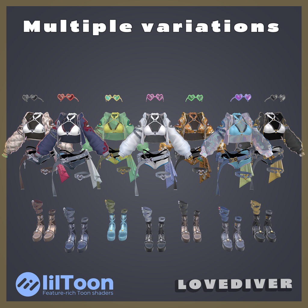 【3アバター対応】LOVEDIVER