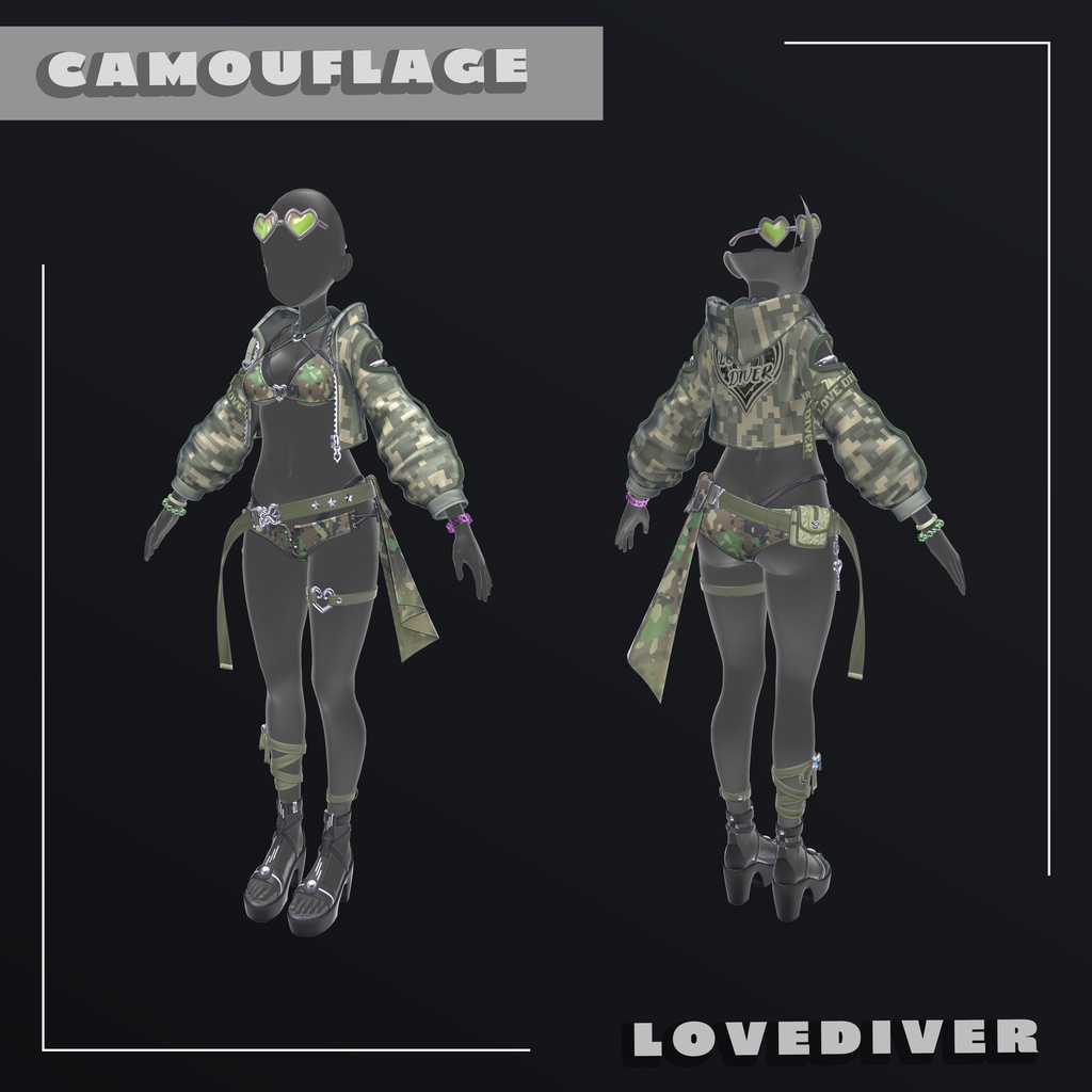 【3アバター対応】LOVEDIVER