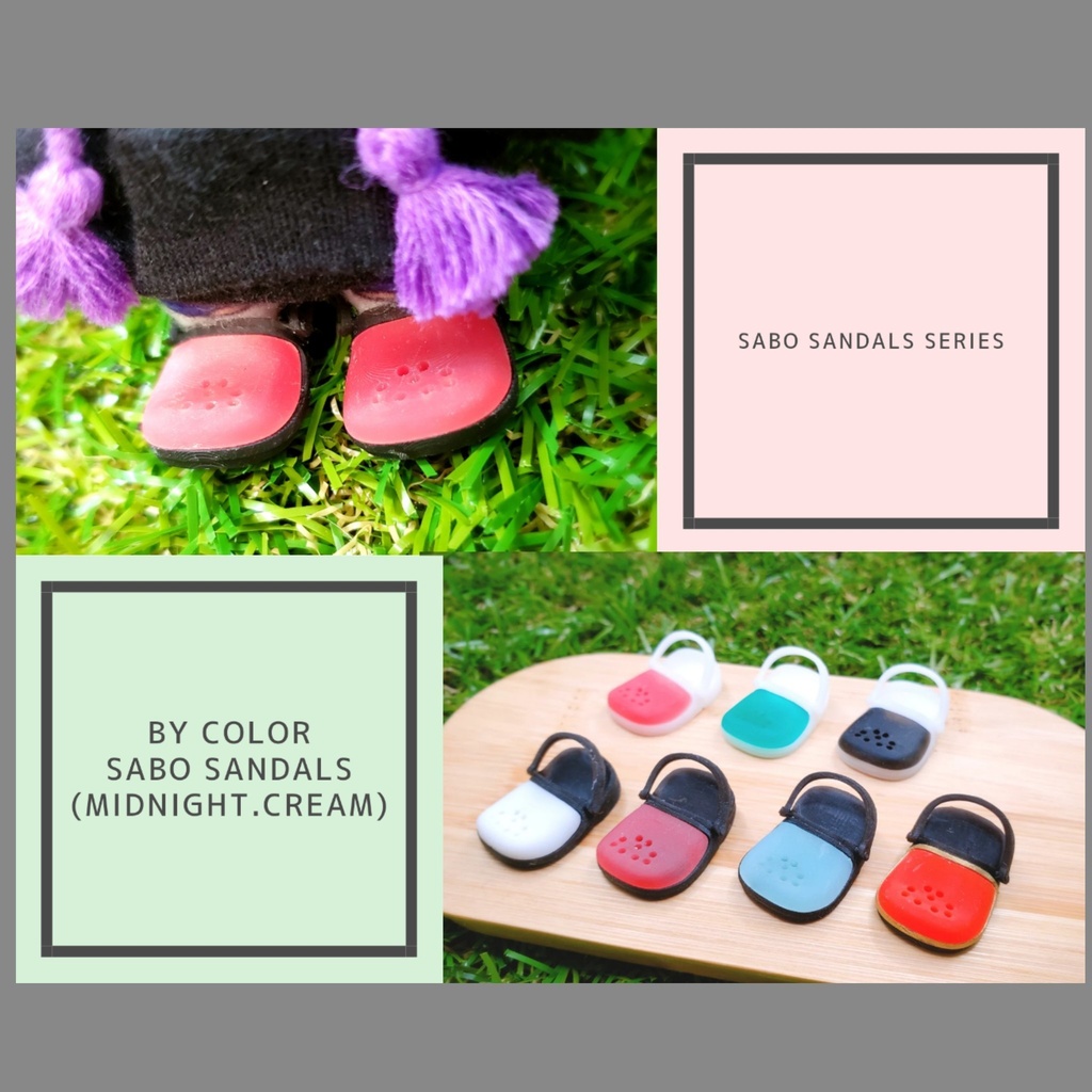 バイカラーサボサンダル①