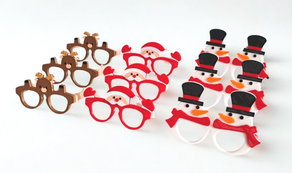 クリスマスのメガネ