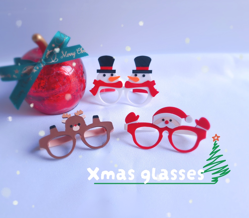 クリスマスのメガネ