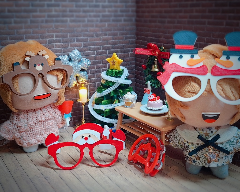 クリスマスのメガネ