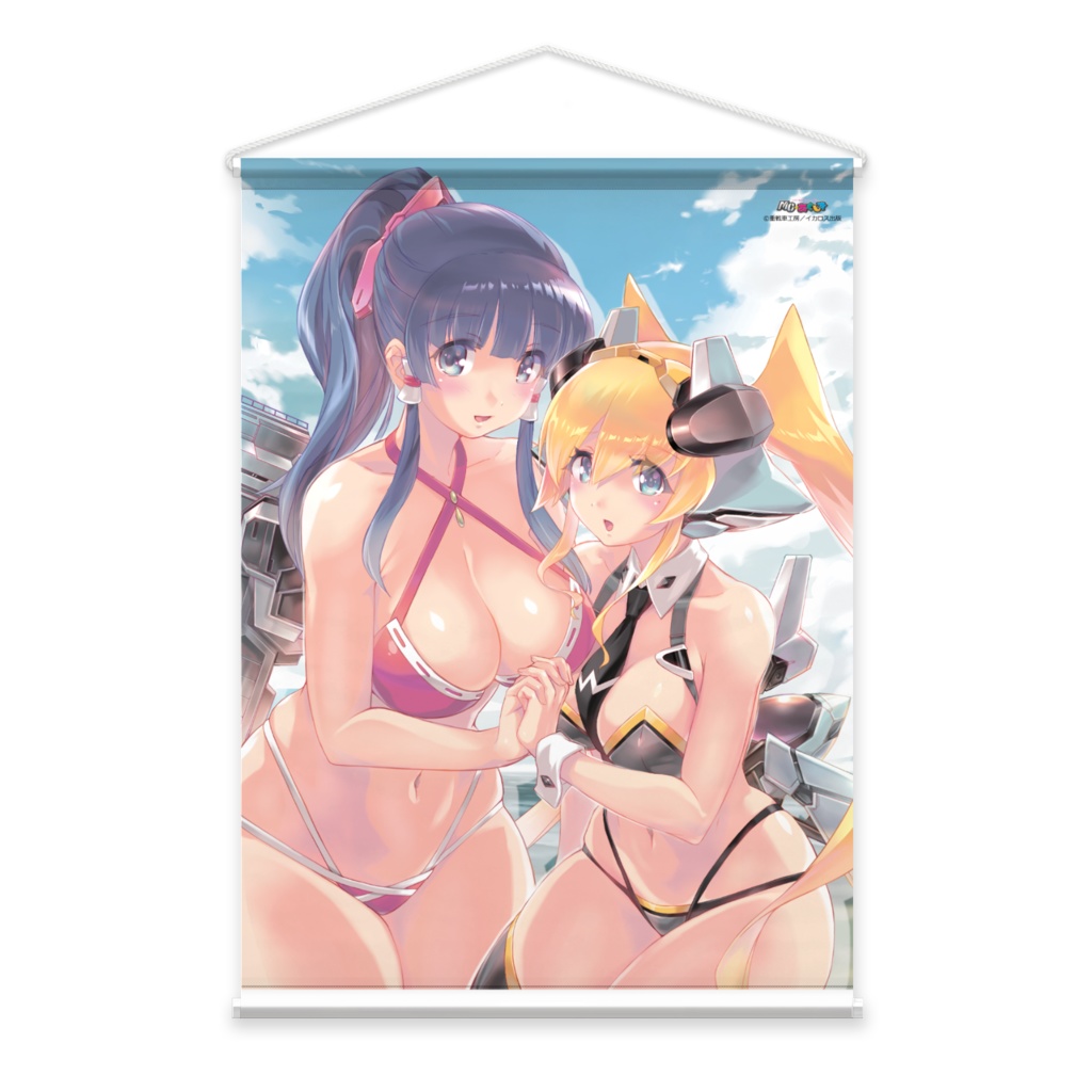 MC☆あくしず 護衛艦「かが」＆F-35BライトニングⅡタペストリー