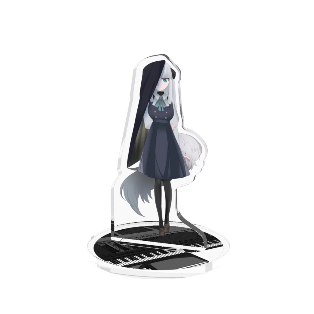 怠目しあん 幽霊衣装立ち絵アクスタ