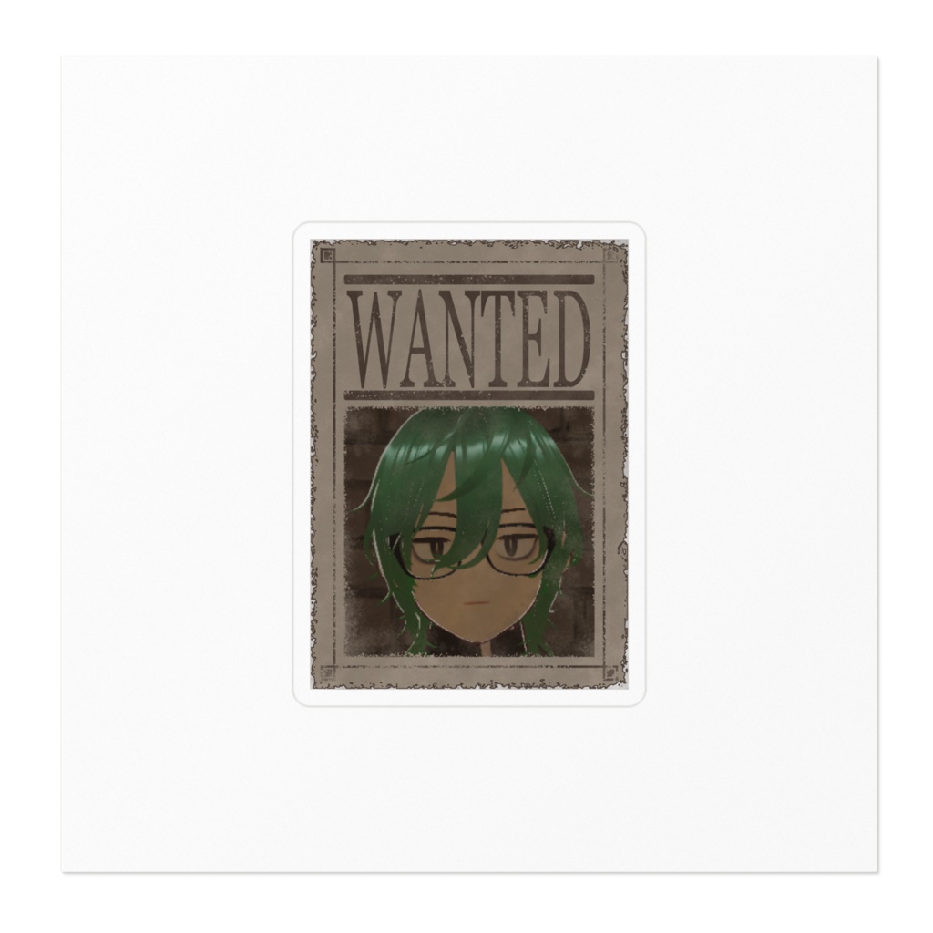 【VRC】ぱぴ男 指名手配ステッカー