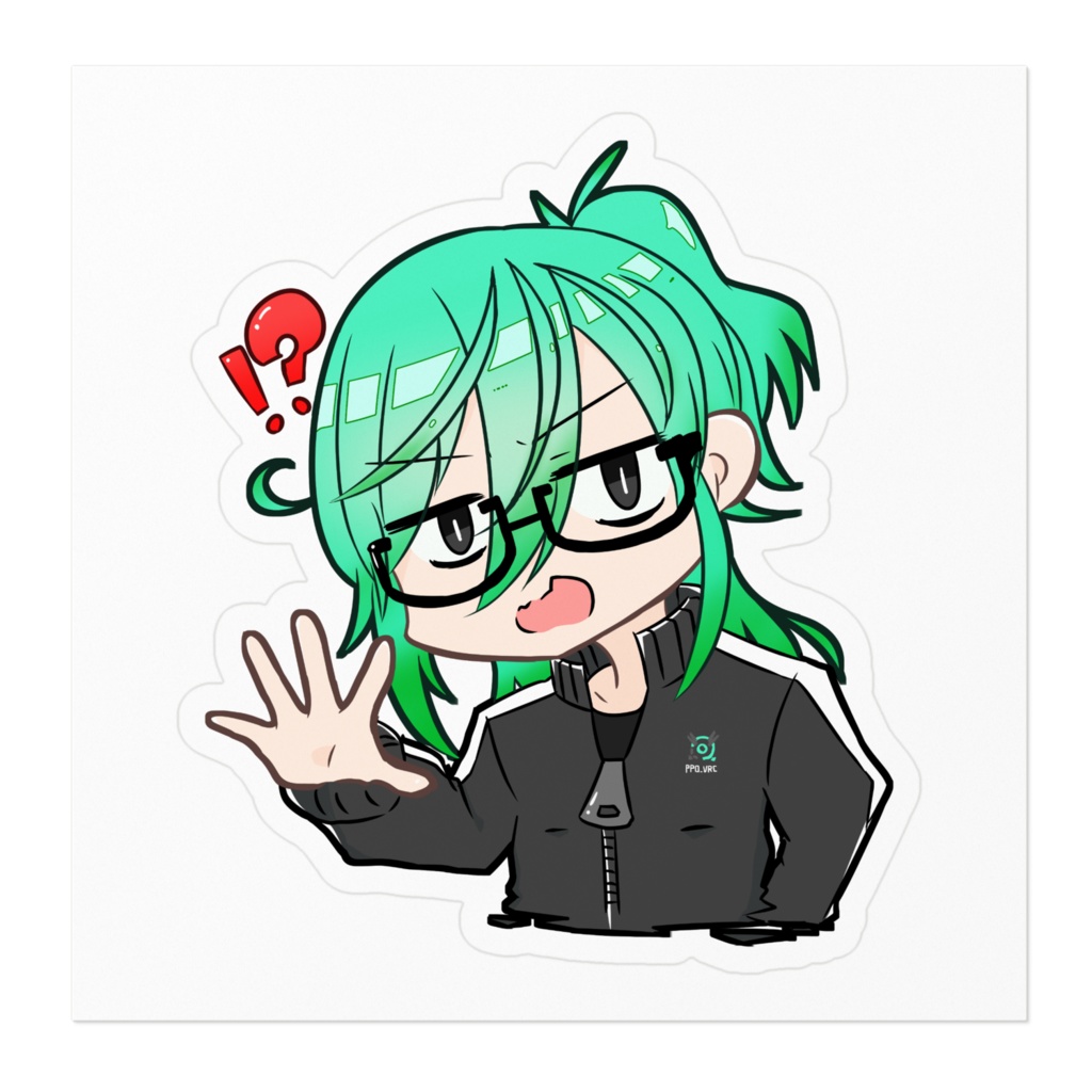 【VRC】ぱぴ男・デフォルメ ステッカー