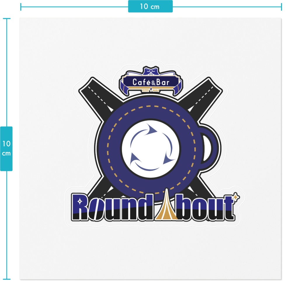 【VRC】RoundAbout ステッカー【カラー】