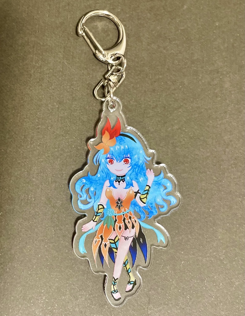 ロックブーケアクリルキーホルダー