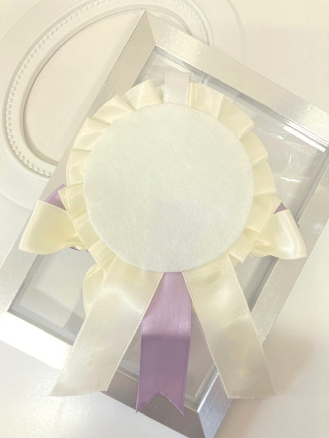 痛ロゼット ホワイト×パープル