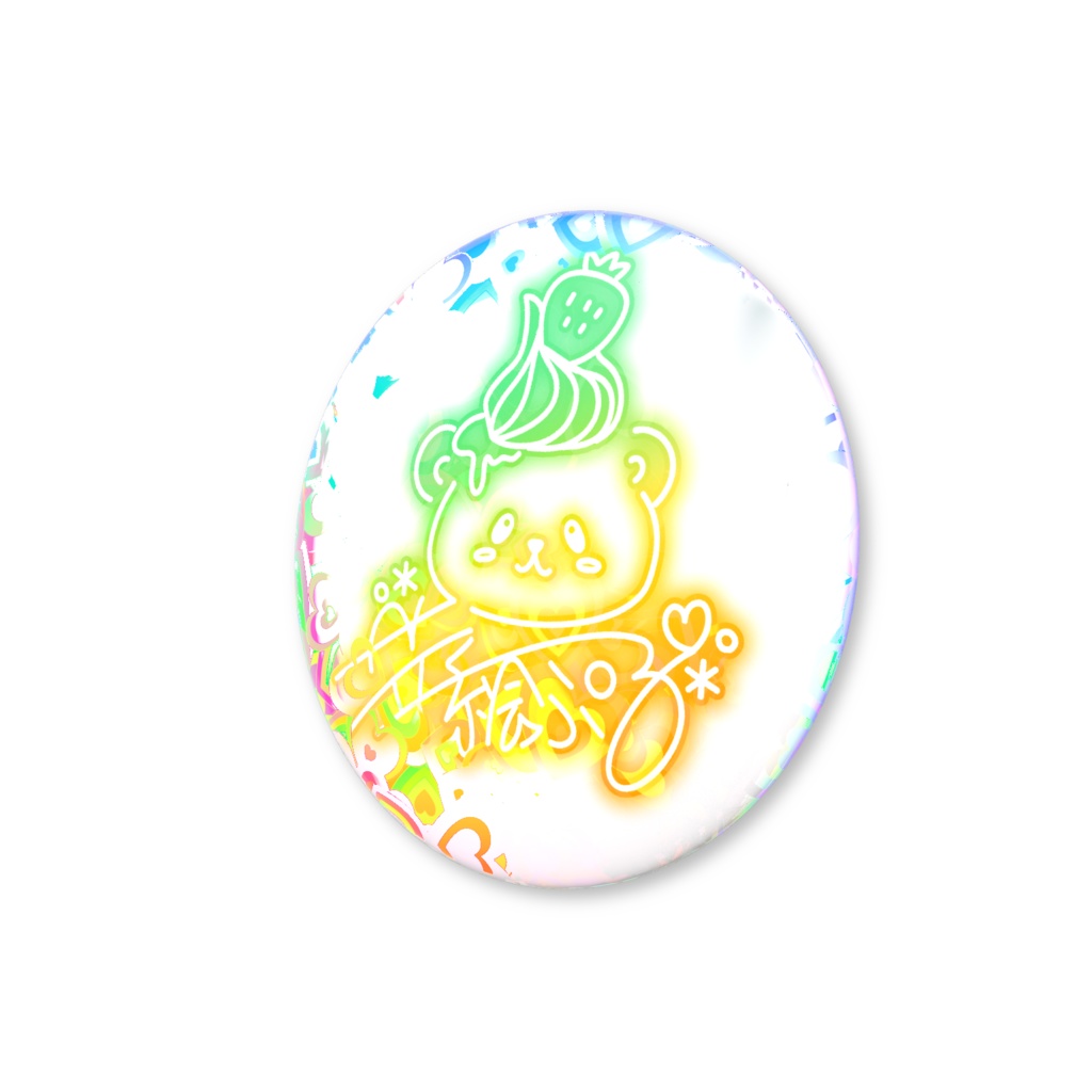 ♡キラキラハートサイン缶バッジ♡