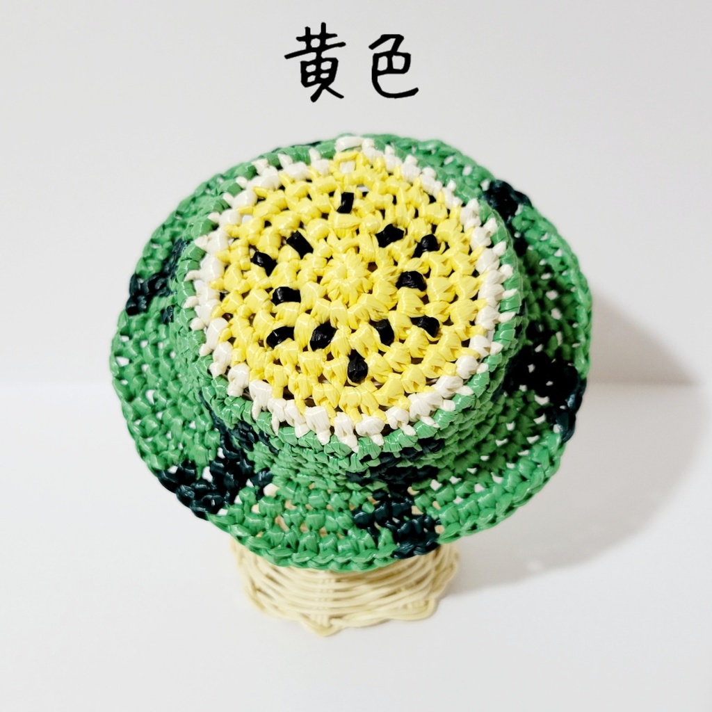 スイカ🍉麦わら帽子