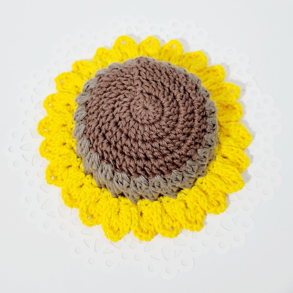 ペアセット🌻ひまわりの帽子(大きめ)