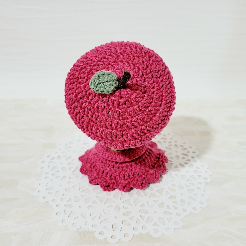 りんご🍎🍏帽子とケープのセット