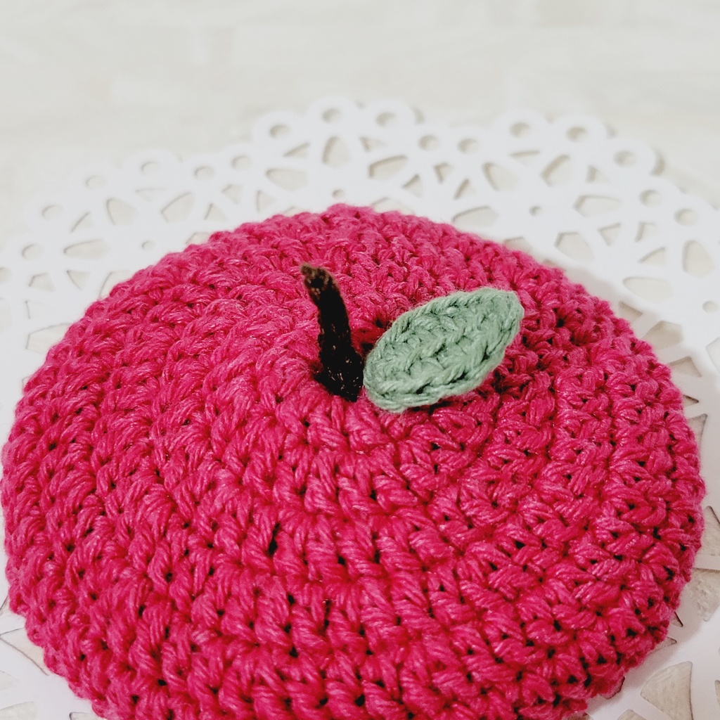 りんご🍎🍏帽子とケープのセット