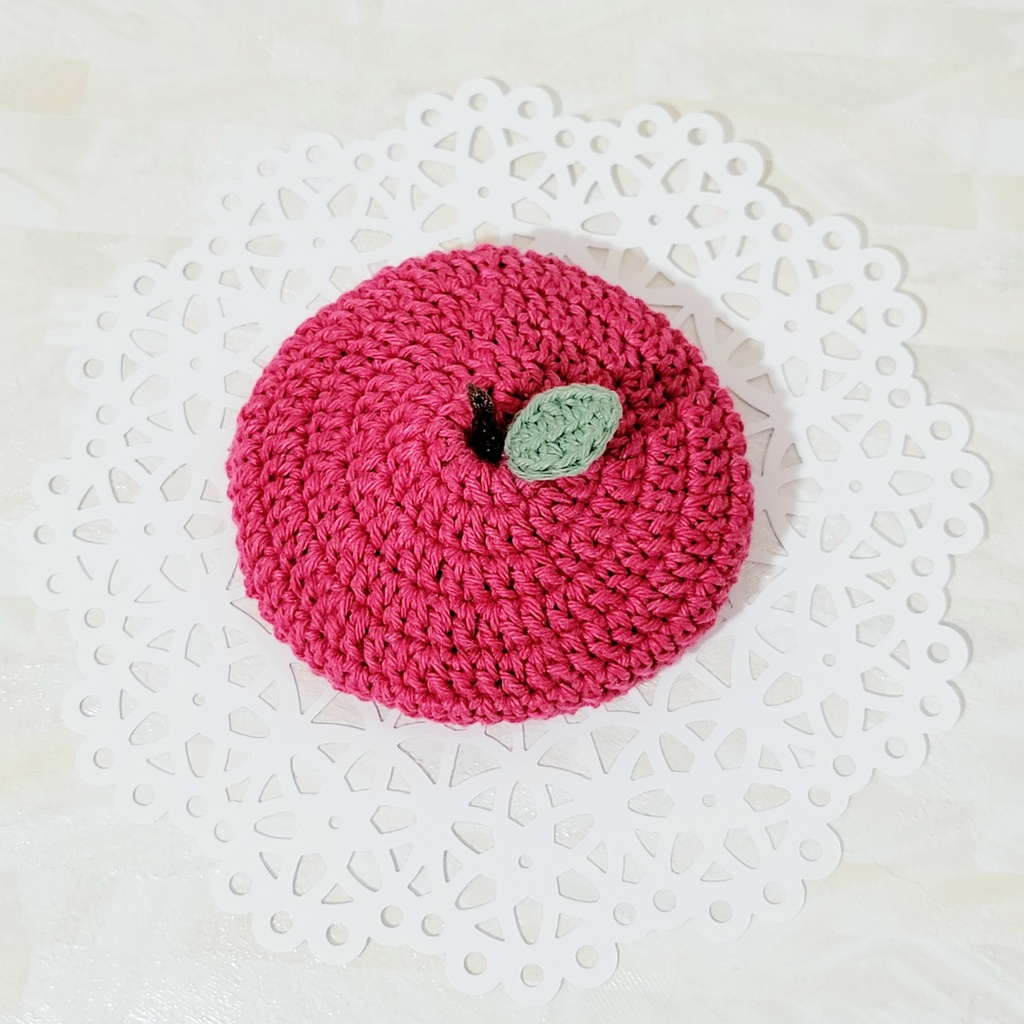 りんご🍎🍏帽子とケープのセット