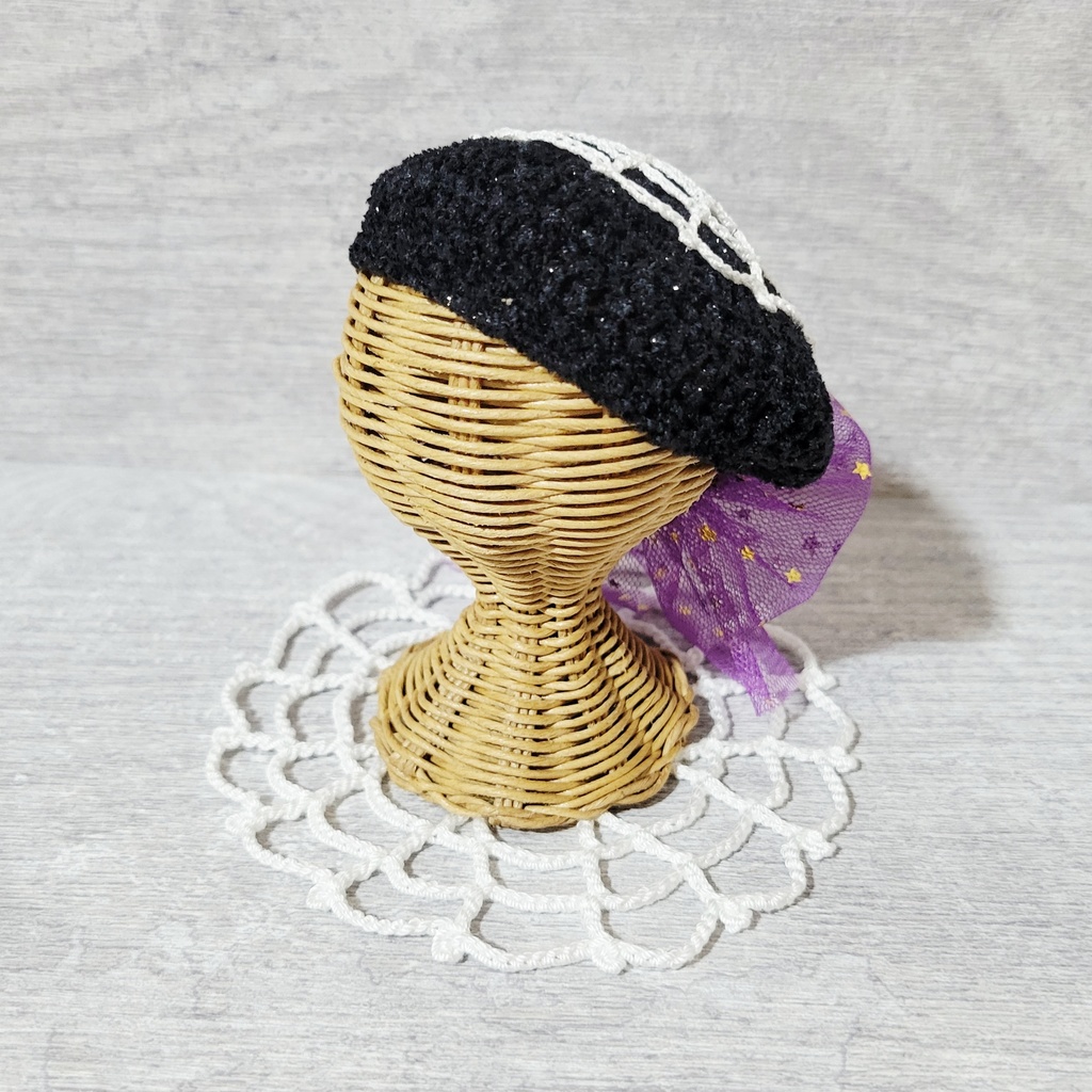 🆕️クモの巣🕸️ベレー帽