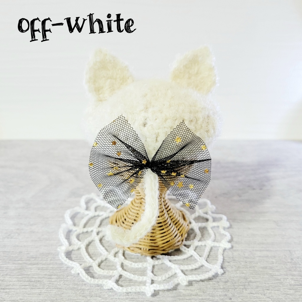 ハロウィン🎃ネコ耳帽子