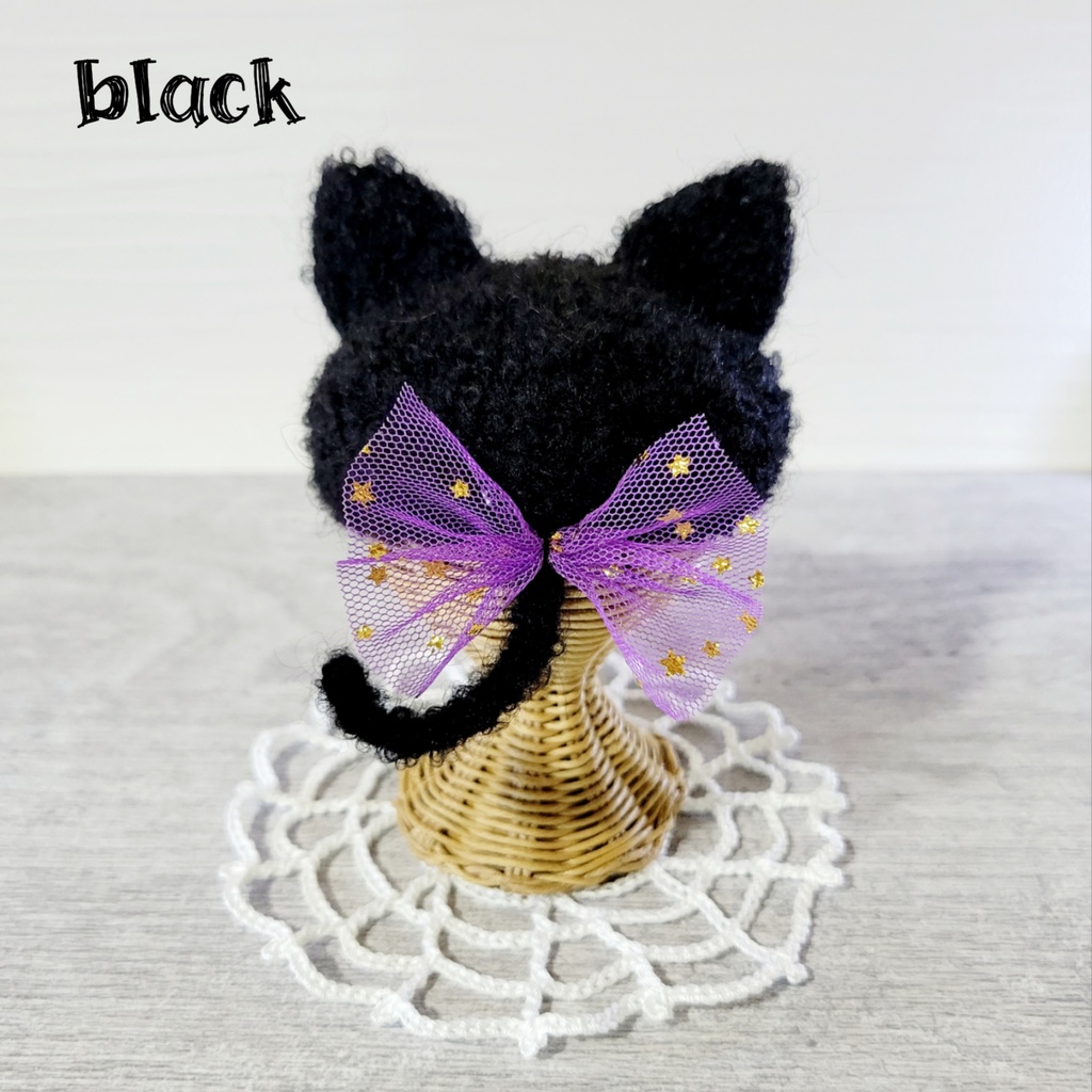ハロウィン🎃ネコ耳帽子