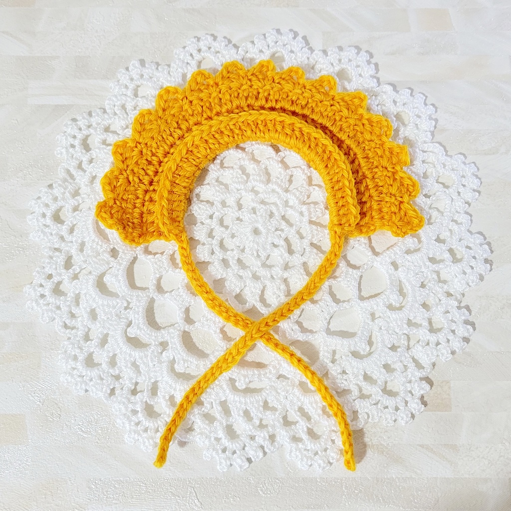 みかん&ゆず ベレー帽とケープのセット