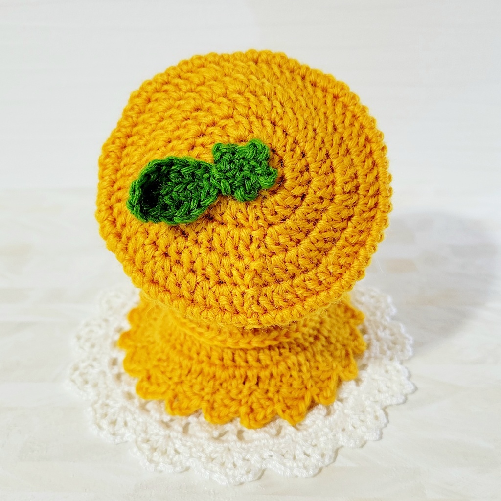 みかん&ゆず ベレー帽とケープのセット